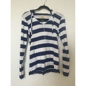 Chaser Long Sleeve V Neck Hoodie TShirt NEW